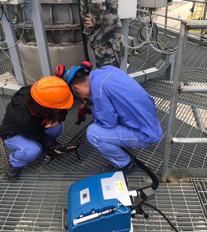 浙江石化揮發性有機物現場測試