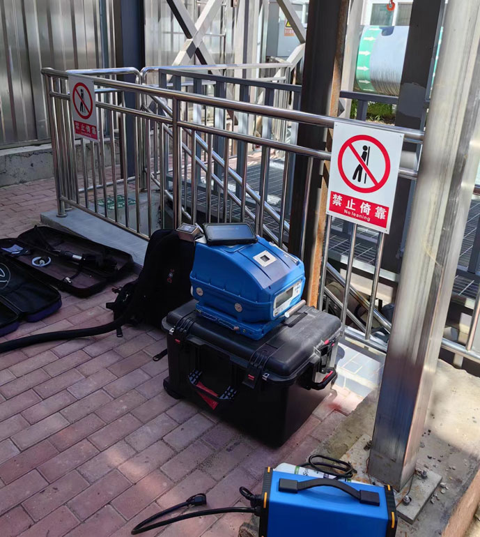 北排集團非甲烷總烴現場測試